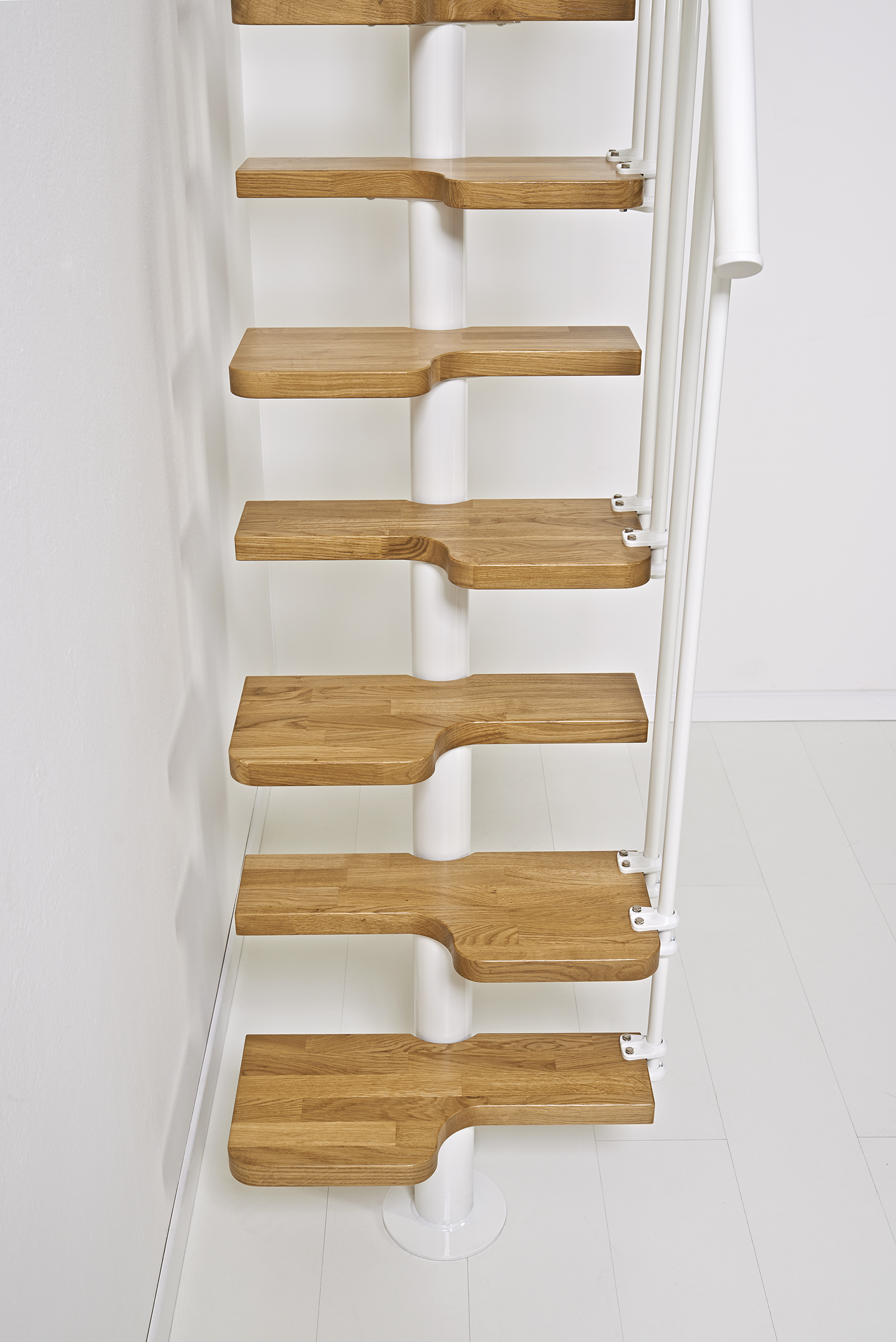 Oak_part04 The Staircase People Spiral, Modular & Space Saving