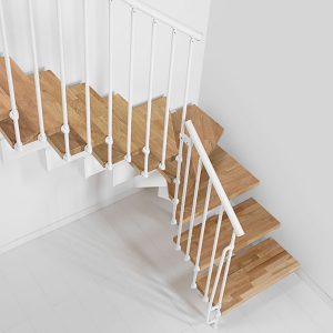 Oak90 L Shape Modular Stair Kit from TheStaircasePeople.co.uk