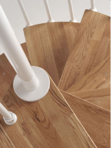 Oak70 Spiral Stair Kit in White from TheStaircasePeople.co.uk