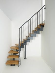 Oak90 Modular Stair Kit in Iron Grey from TheStaircasePeople.co.uk