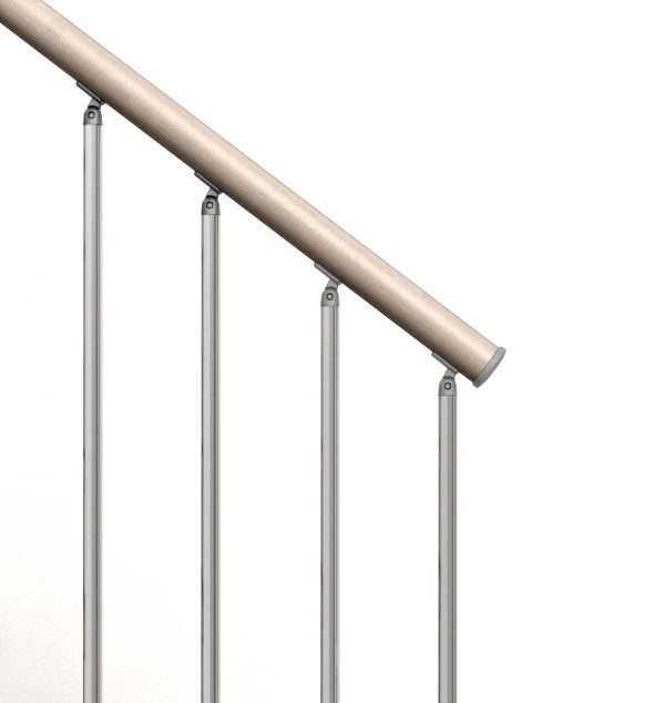 Genius RA030 Winder Staircase Round Balusters by Fontanot