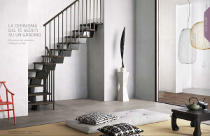 Genius RA020 L Shaped Winder Staircase by Fontanot