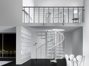 Genius T050 White Spiral Staircase