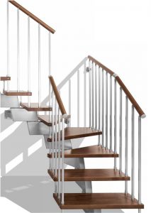 Genius RA020 Winder Staircase in L Format by Fontanot