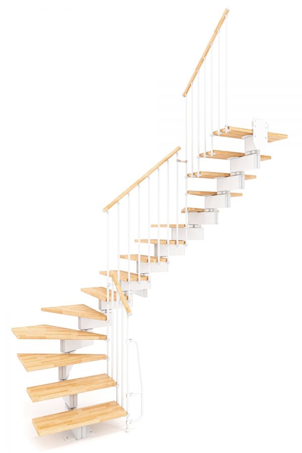 Stilo Modular Staircase option 6 by Ehleva from TheStaircasePeople.co.uk