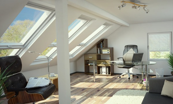 Roof conversion inspiration from Velux