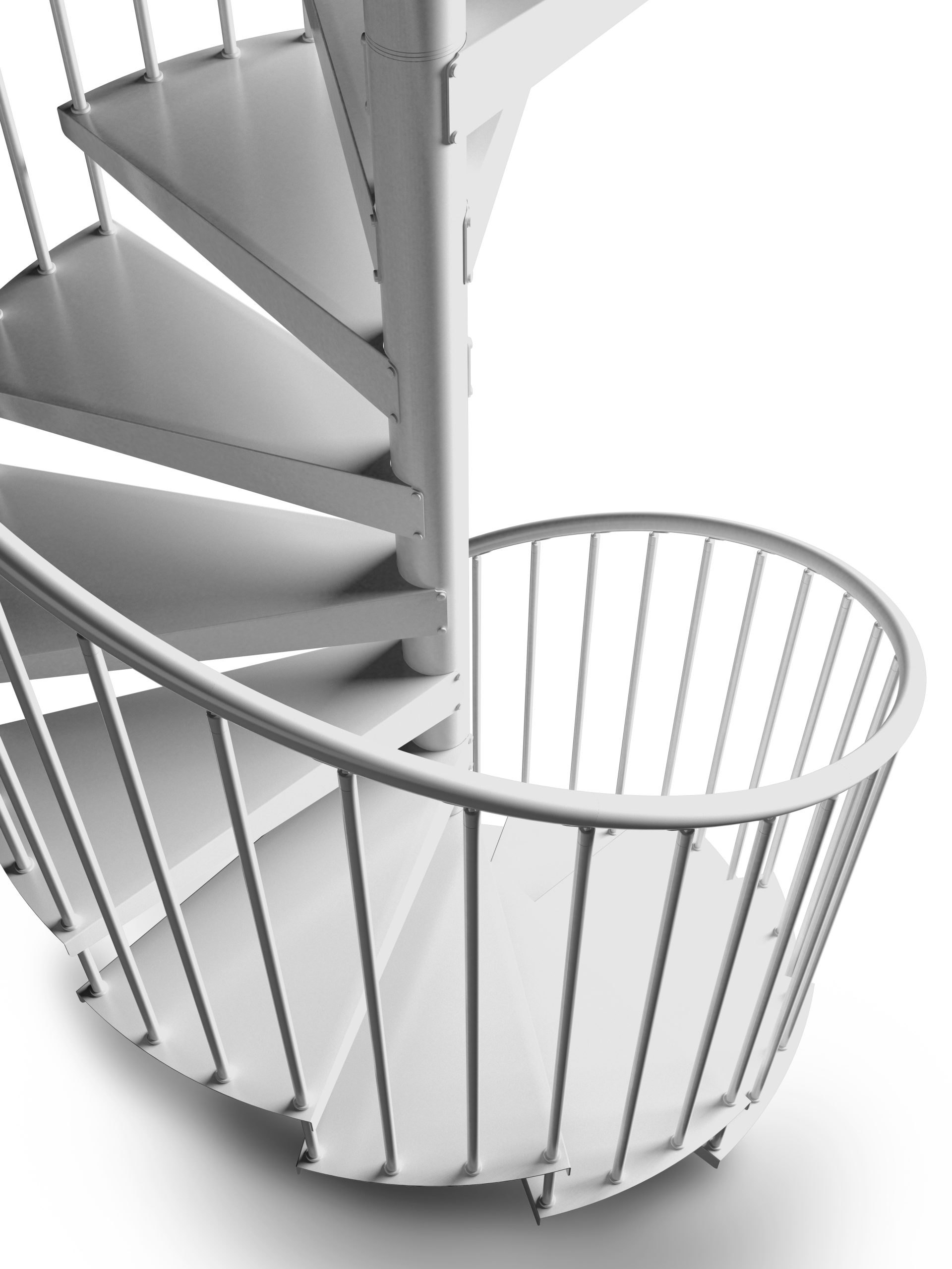 Verve F20 Spiral Staircase White
